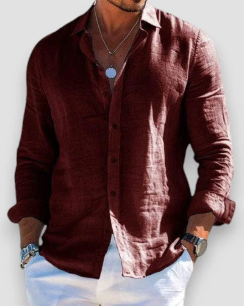 Johnny | Stilren casual skjorta för herrar – för en alltid perfekt look