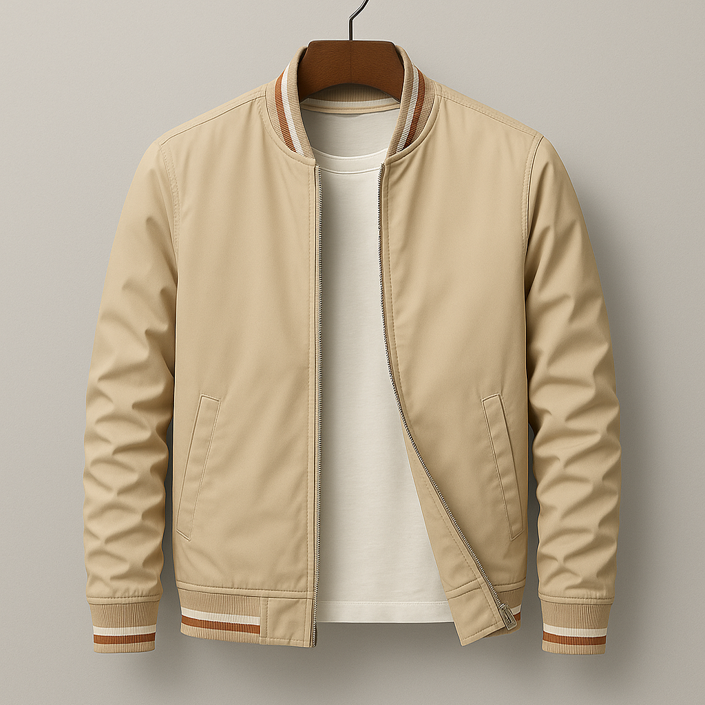 Gentleman’s™ | Elegant bomberjacka med ränder.