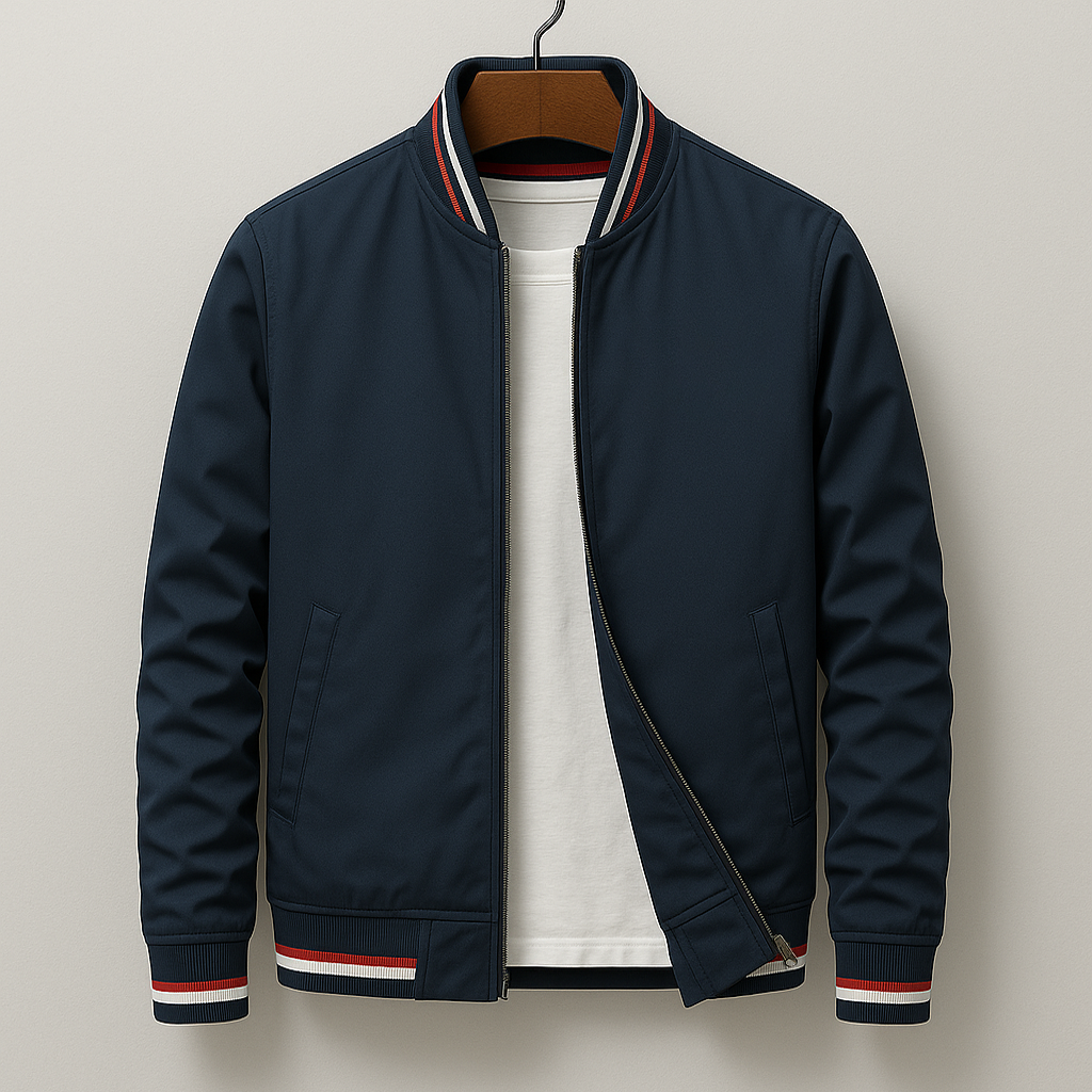 Gentleman’s™ | Elegant bomberjacka med ränder.