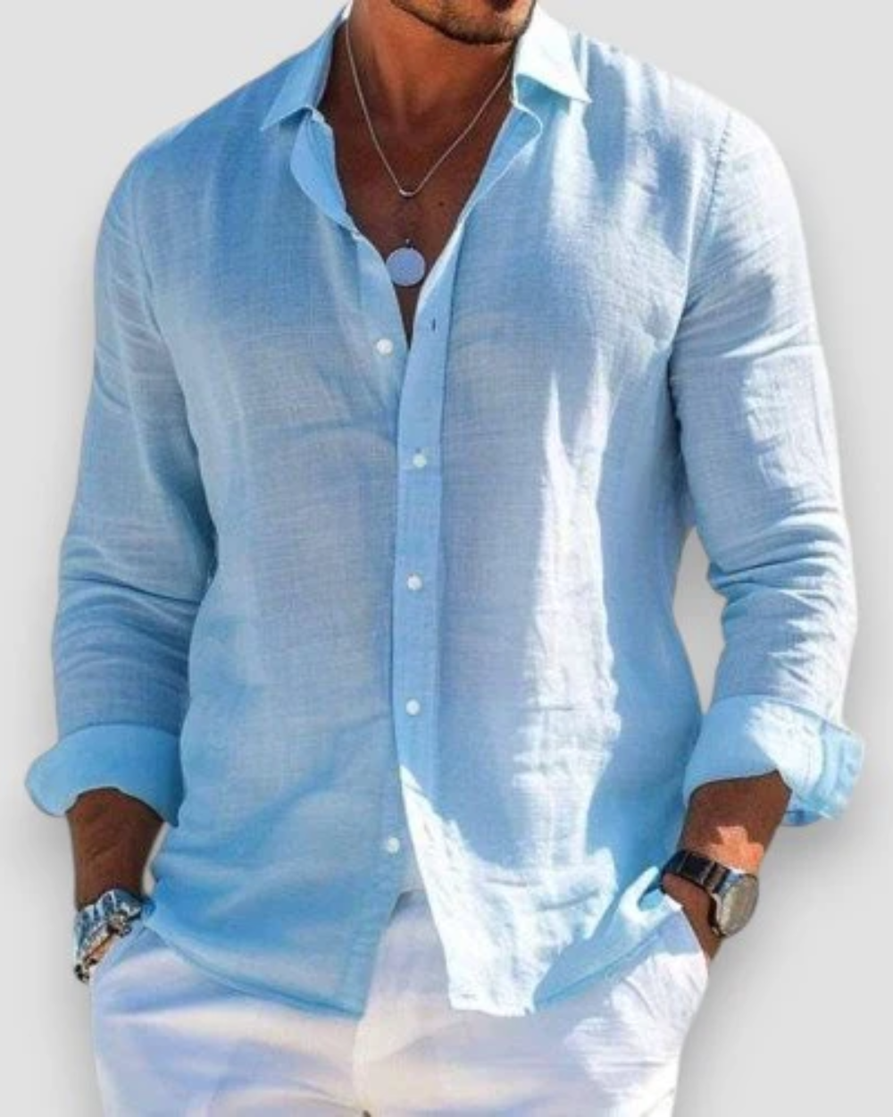 Johnny | Stilren casual skjorta för herrar – för en alltid perfekt look
