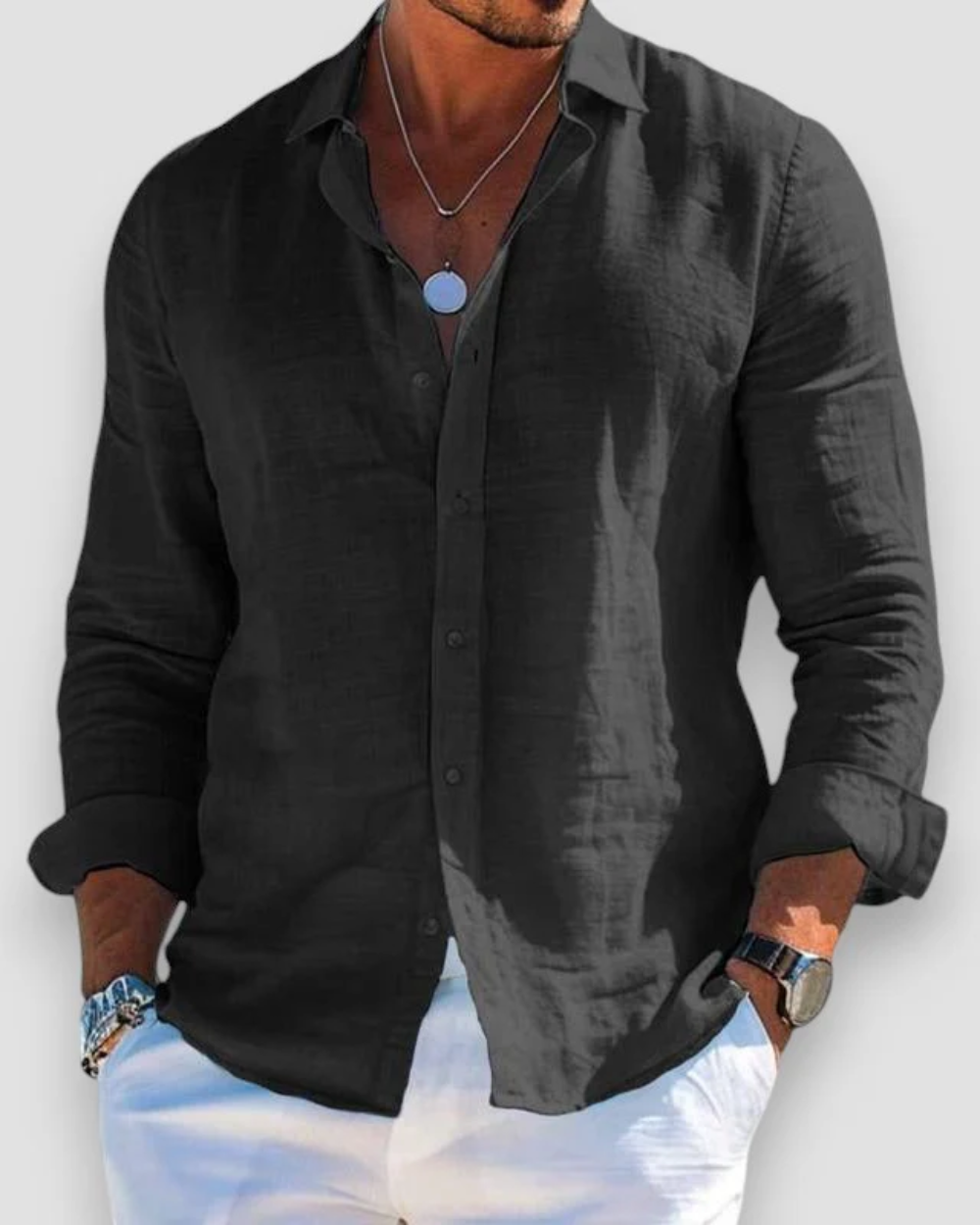 Johnny | Stilren casual skjorta för herrar – för en alltid perfekt look