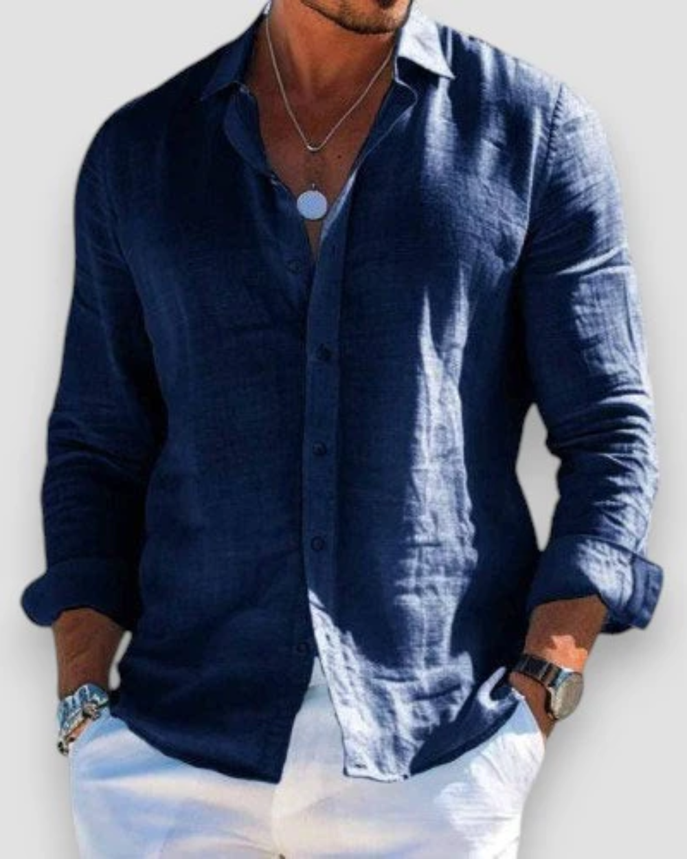 Johnny | Stilren casual skjorta för herrar – för en alltid perfekt look