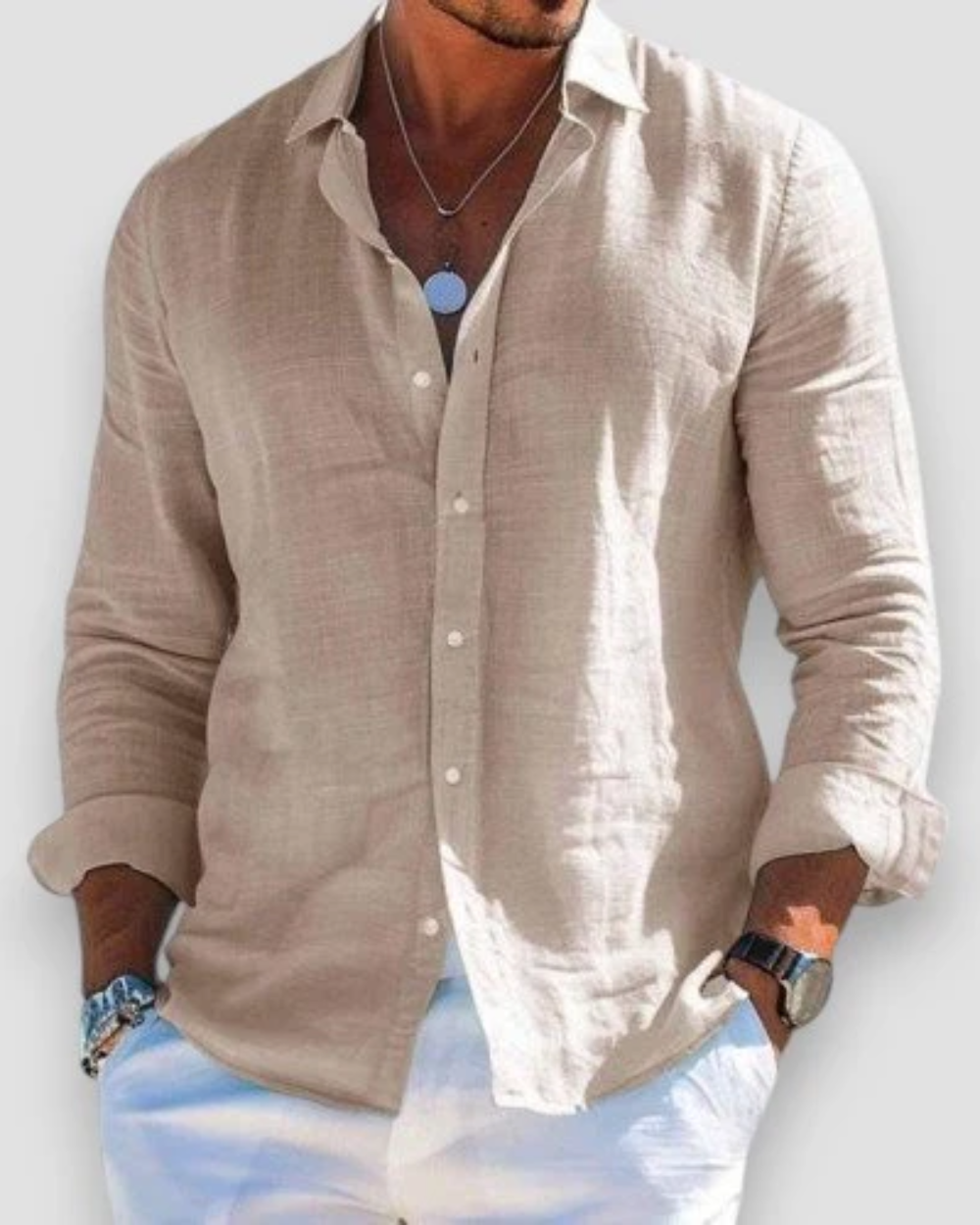 Johnny | Stilren casual skjorta för herrar – för en alltid perfekt look