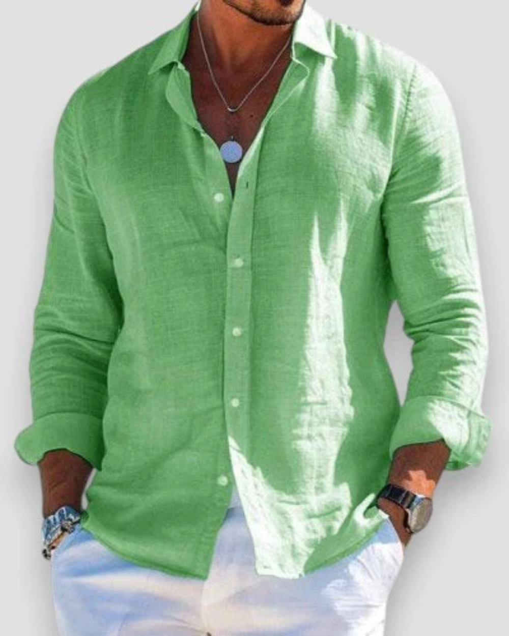 Johnny | Stilren casual skjorta för herrar – för en alltid perfekt look