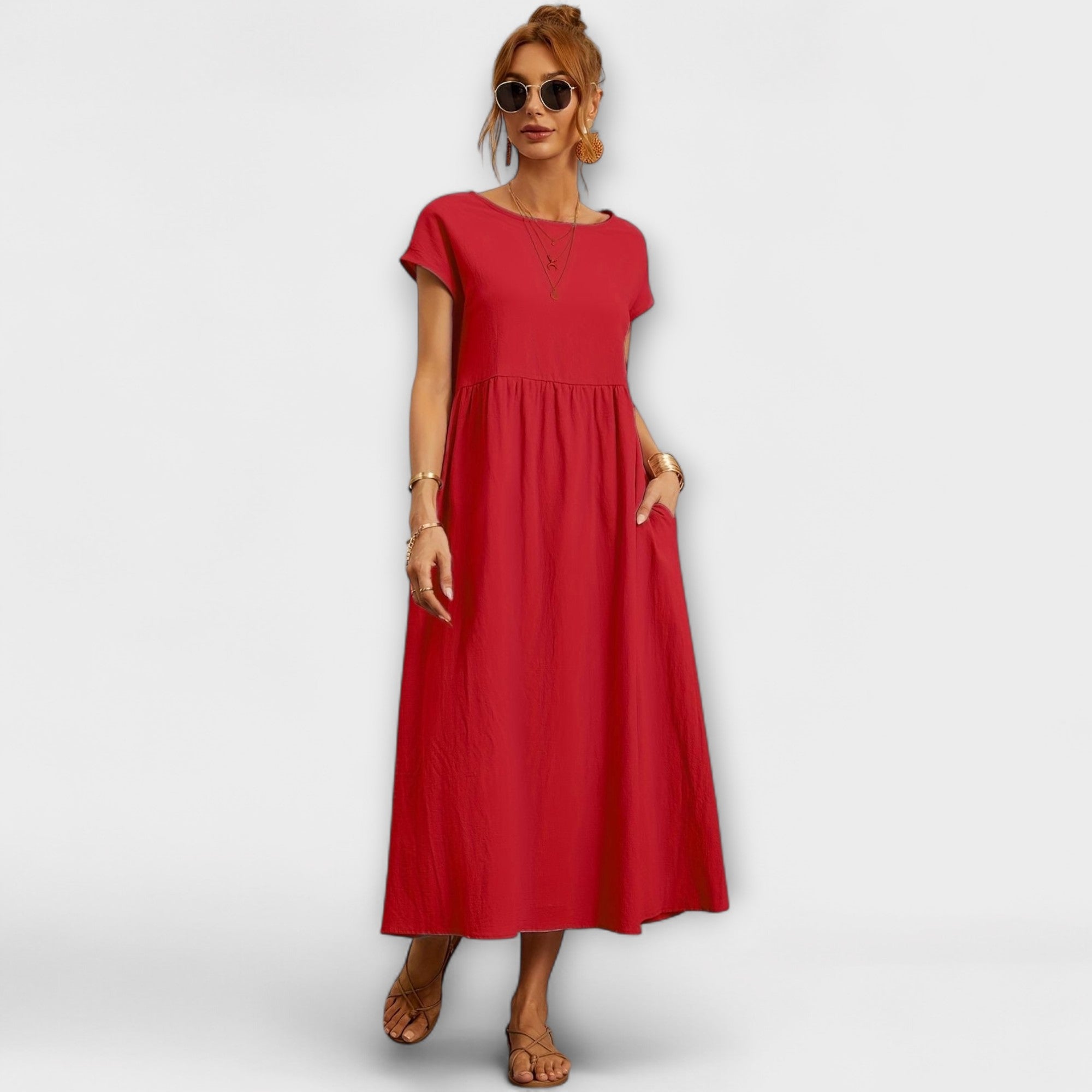 Saphira | Elegant casual klänning för varje tillfälle