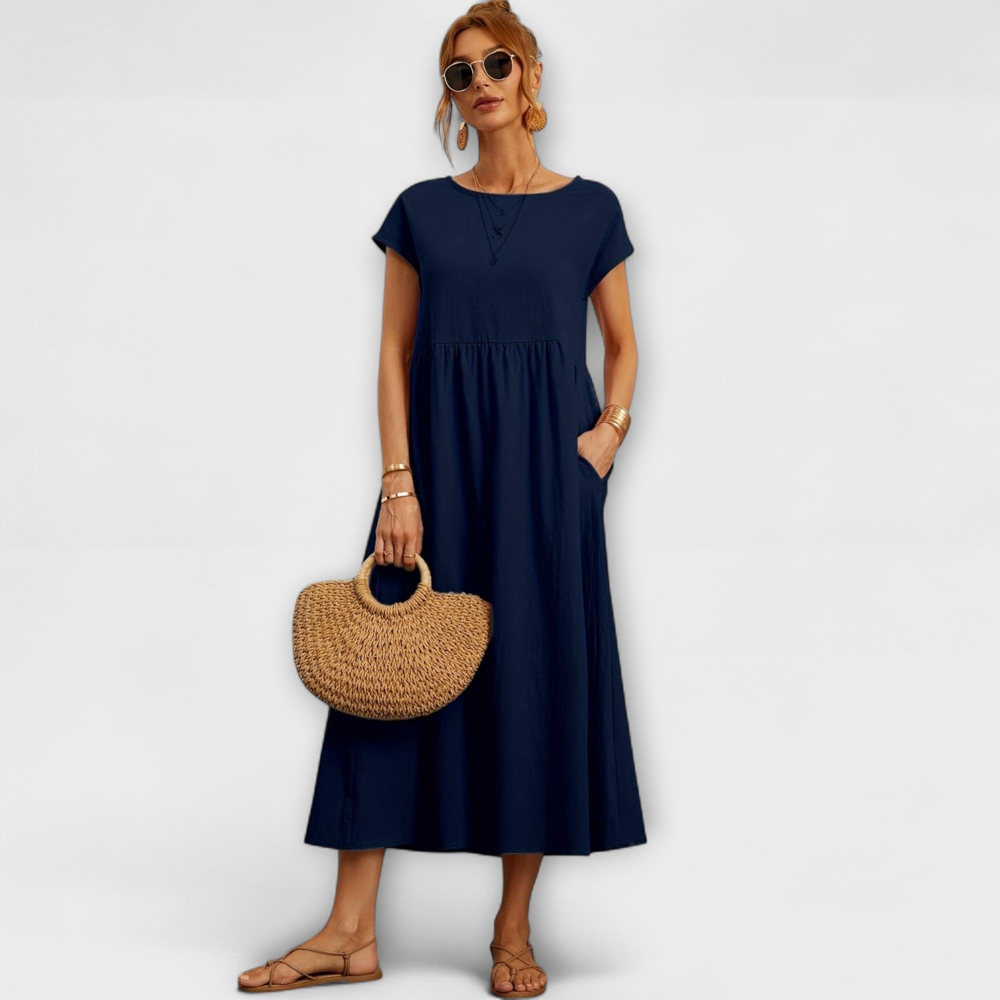 Saphira | Elegant casual klänning för varje tillfälle