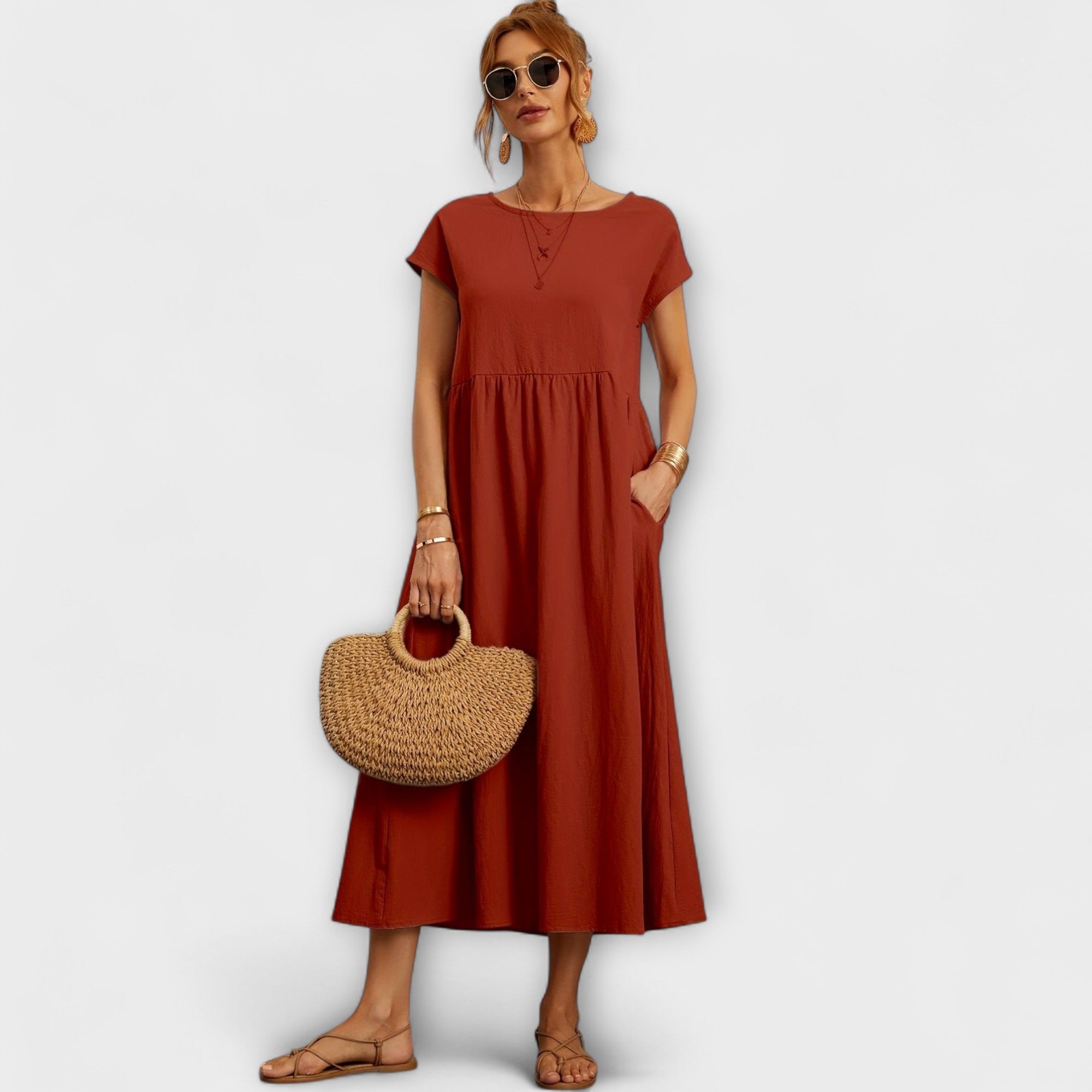 Saphira | Elegant casual klänning för varje tillfälle
