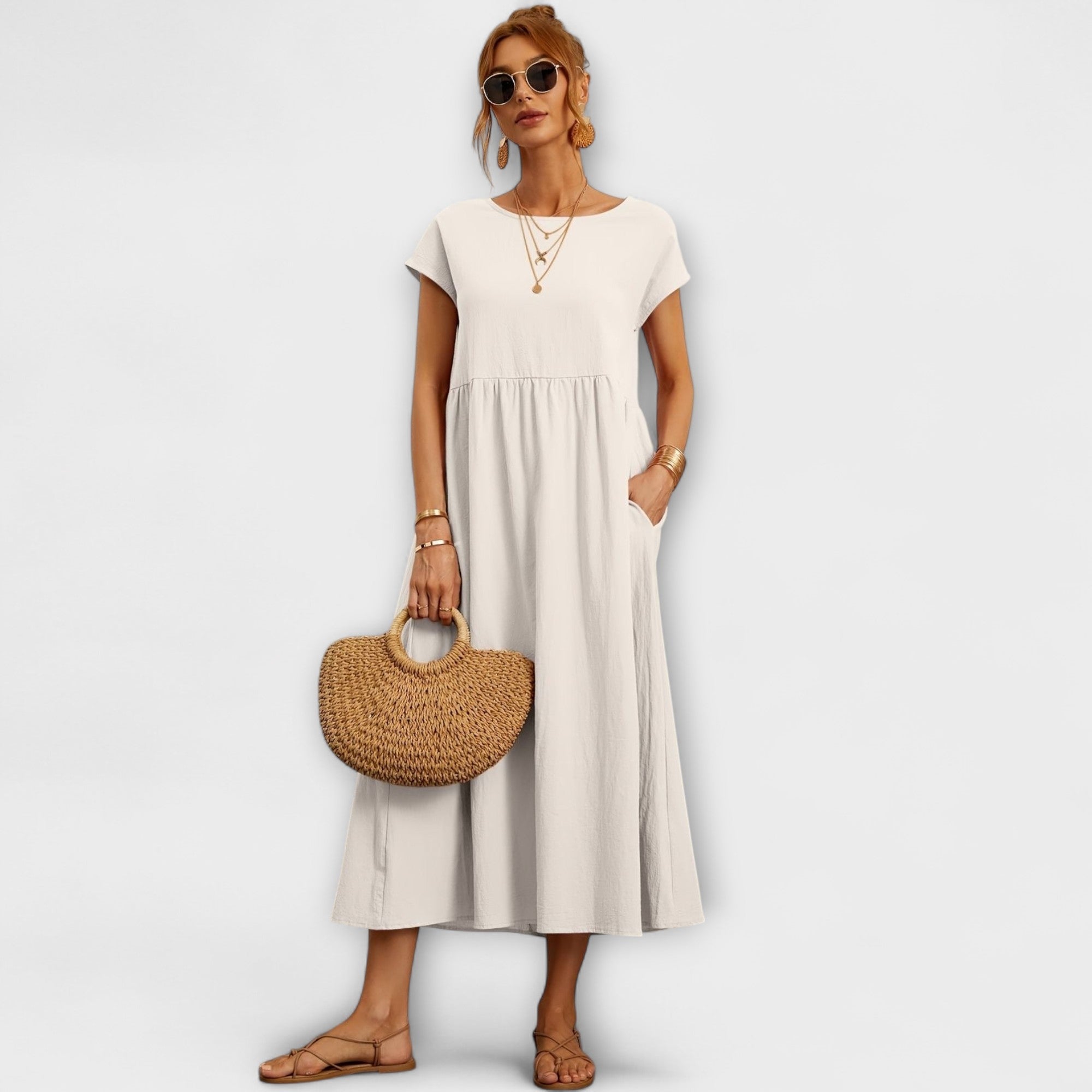 Saphira | Elegant casual klänning för varje tillfälle